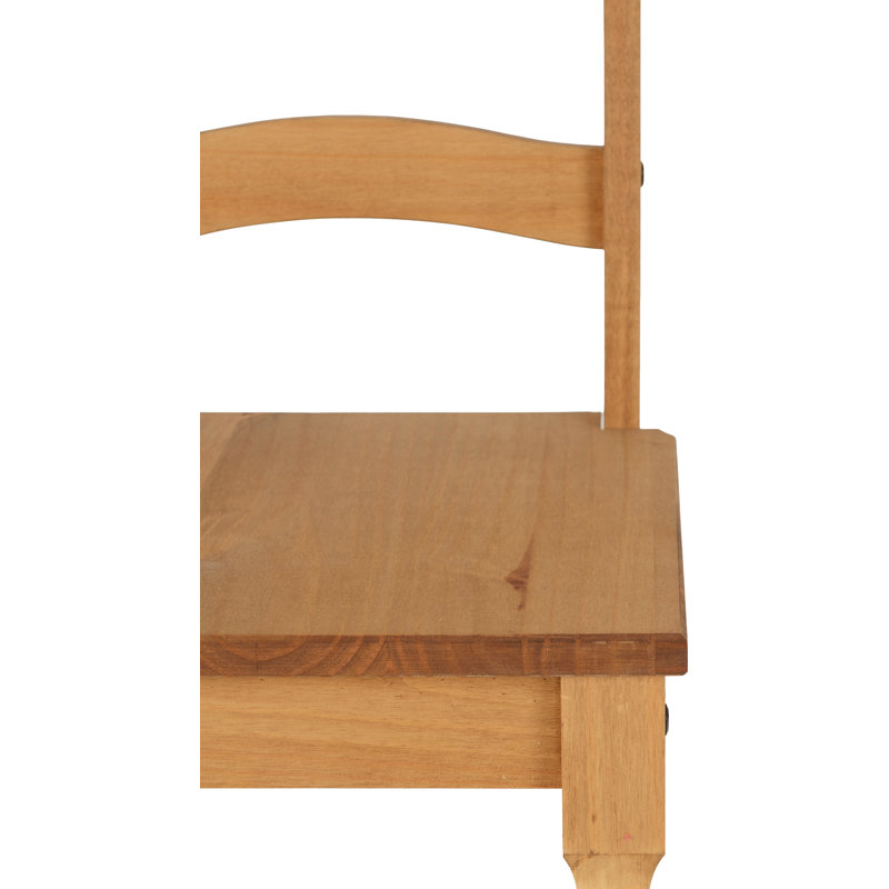 Cowley Solid Wood Dining Chair, Distressed Waxed Pine