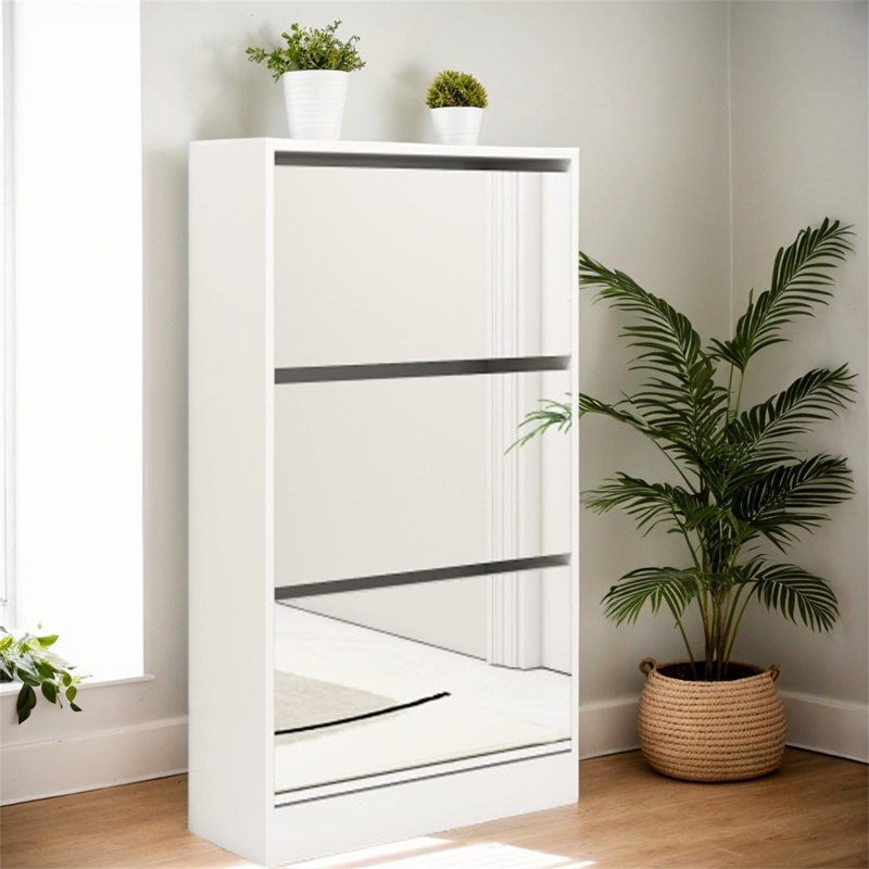 9.06'' Wide 3 -Drawer File Cabinet