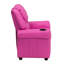 Contemporary Kids Recliner with Cup Holder and Headrest-707018153