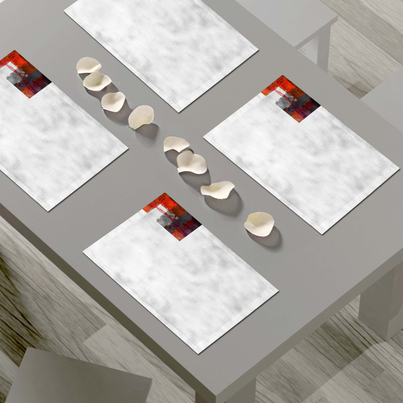 Napperon abstrait en polyester