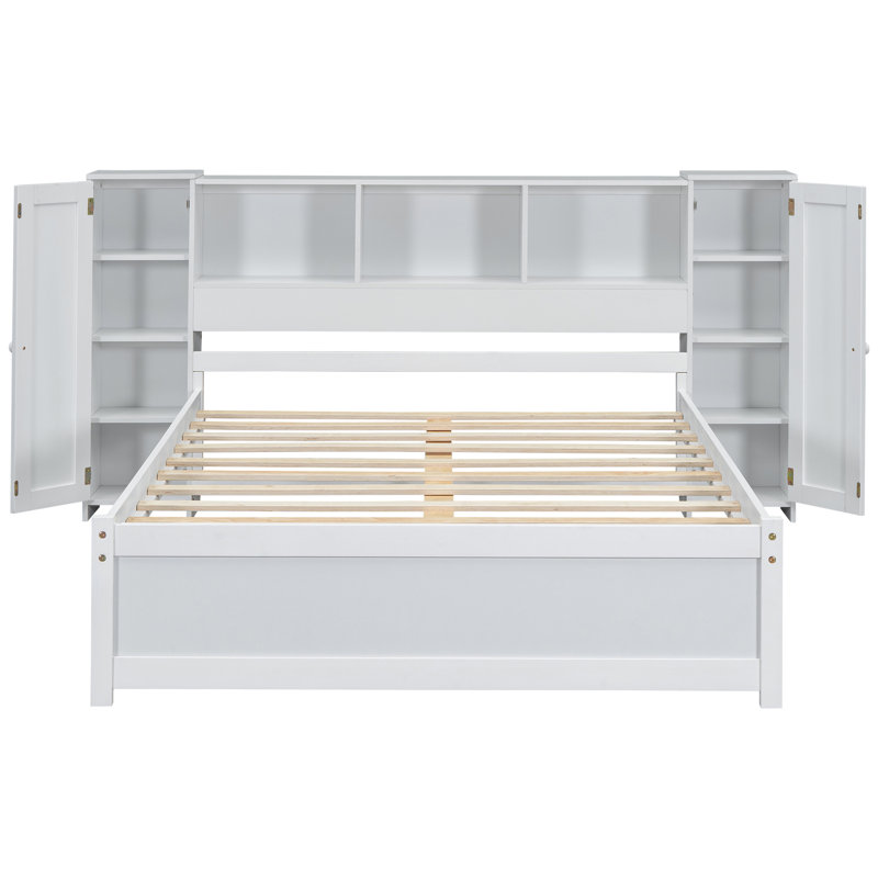 Lit plateforme Bloemer, Blanc