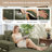 Corduroy Convertible Chaise Lounge Compression Sofa Bed Sleeper with Storage Pockets & 3 Pillows, Modern Oversized Sleeper Couch for Living Room, No-Assembly-2000782496