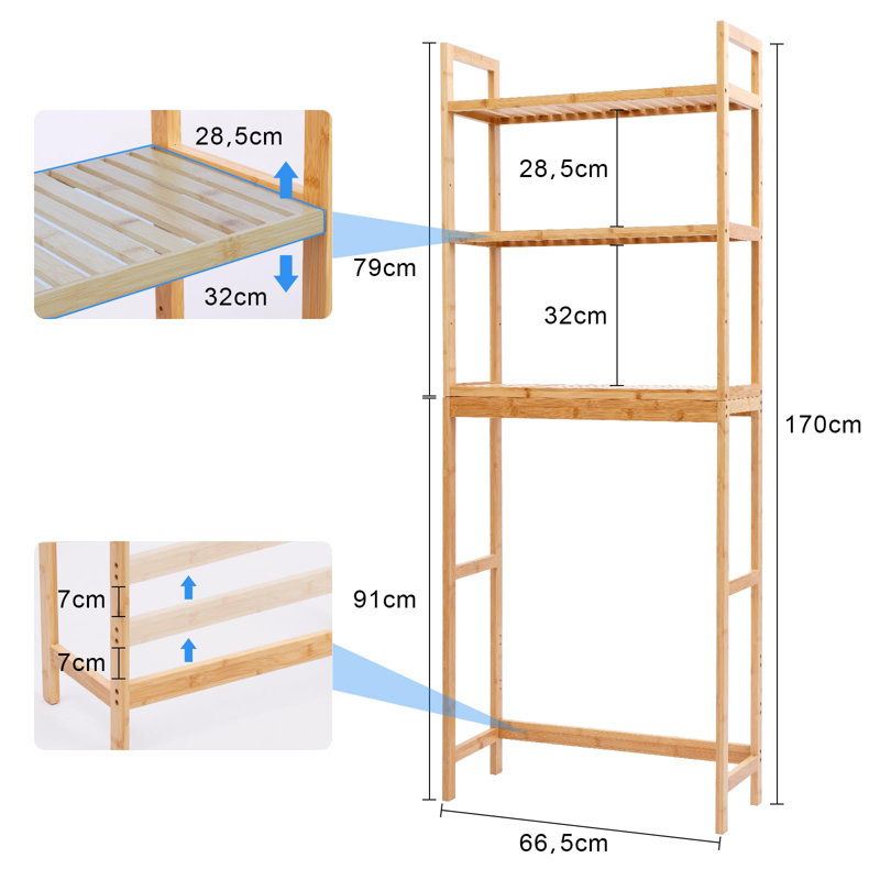 Bathroom Shelves, Natural