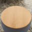 Repose-pieds rond avec rangement, fonction 2 en 1, table de bout et repose-pieds Work (25,5 po x 25,5 po x 14,5 po)-1264753372
