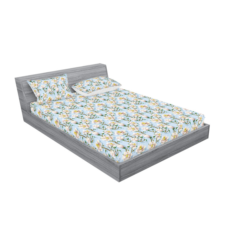 Drap-housse et taie décorative Ambesonne, Ensemble de draps très grand californien avec 2 t