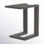 Table d'appoint en aluminium Marselia-241875056
