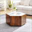Table basse hexagonale en bois rustique rétro-287968913-287968915