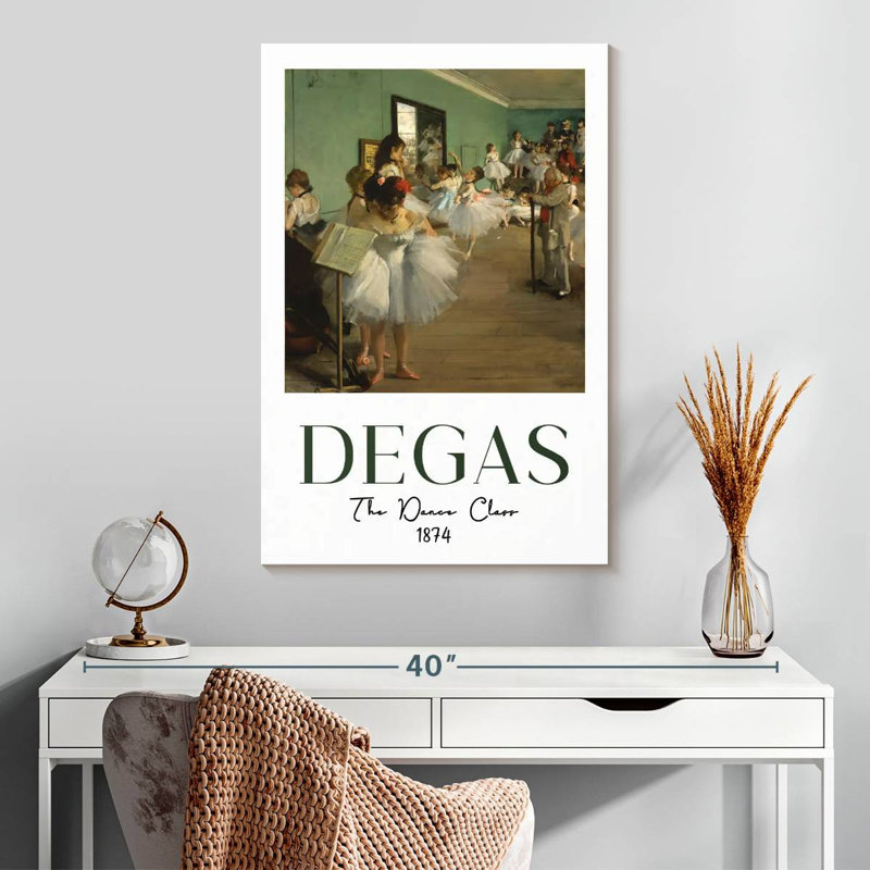 Affiche d'exposition The Hollifield Class 1874 Degas, H 30 po x l 20 po