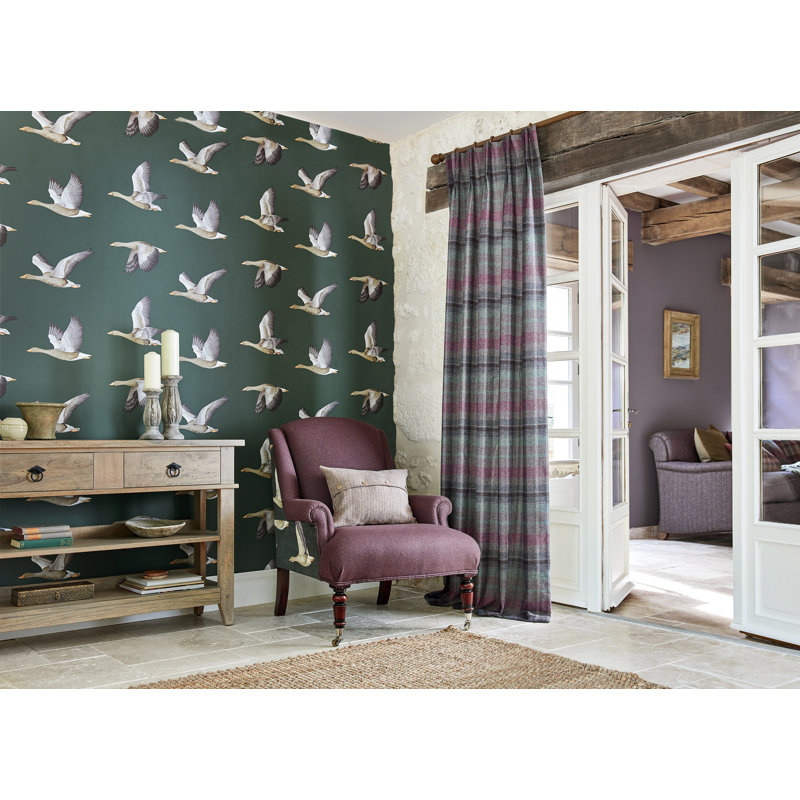 Elysian Geese Wallpaper, Gilver