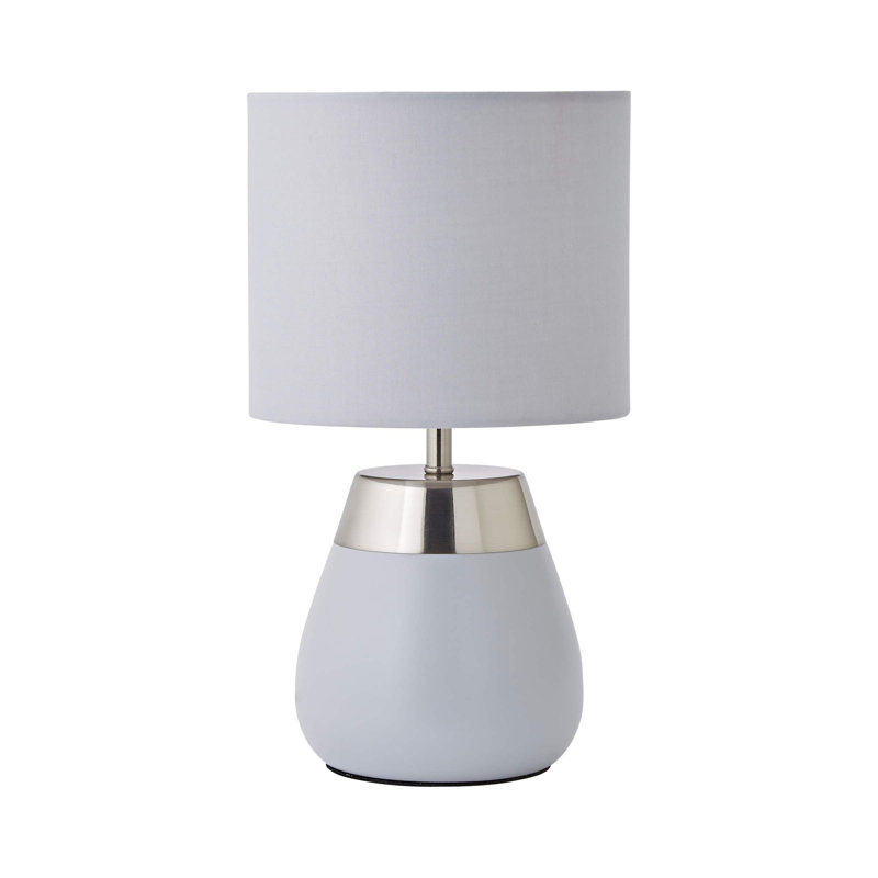 Allec Table Lamp, Grey, Grey
