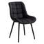 Seferina Metal Upholstered Back Side Chair Dining Chair-2127224140