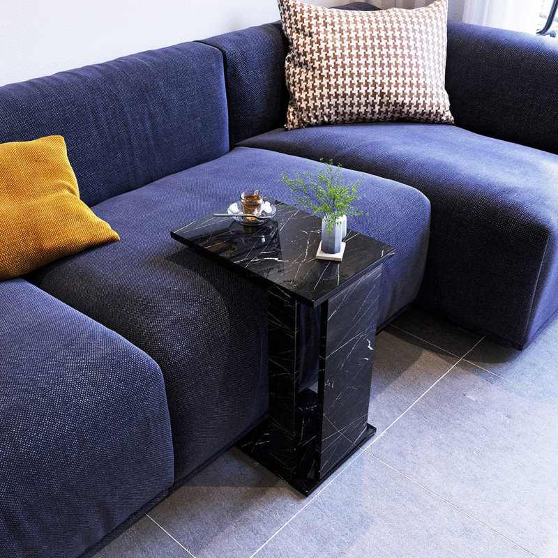 Rathnait End Table, Black