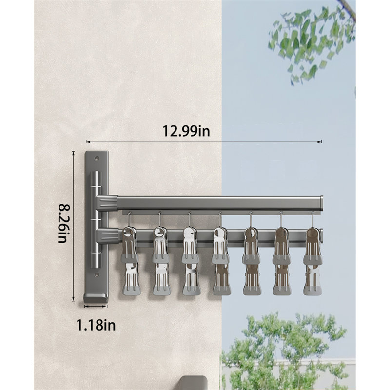 Sockmaster 180° Rotatable Balcony Sock Dryer