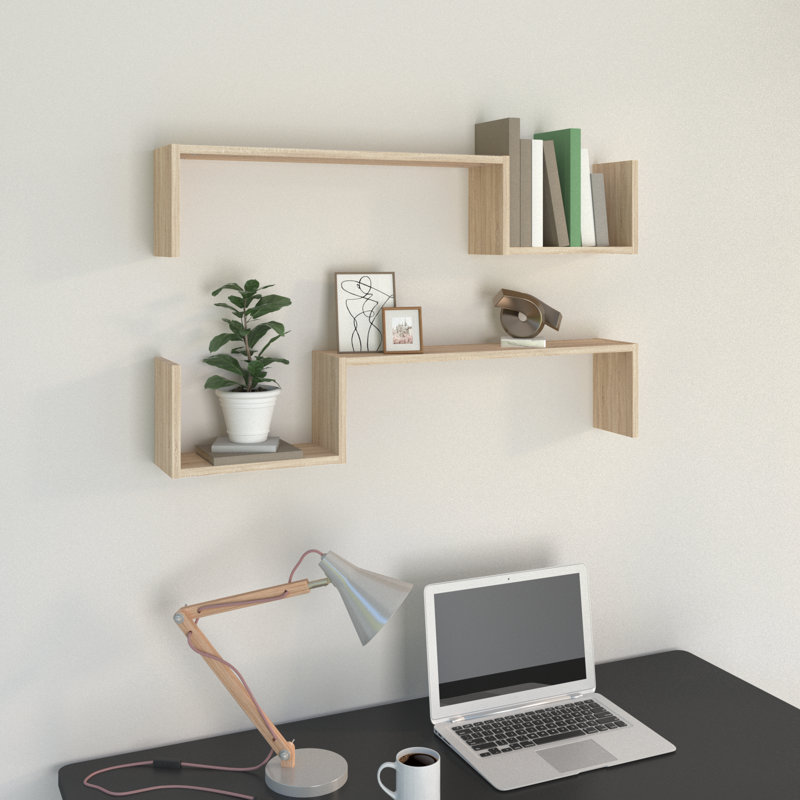 Ismaeil Bracket Shelf, Light Brown