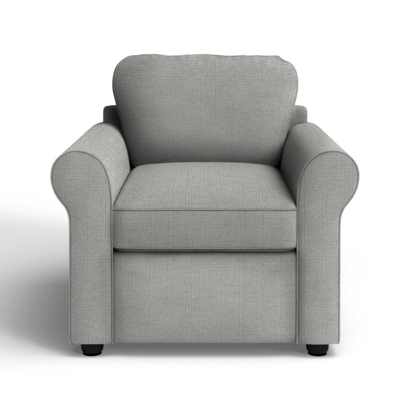 Fauteuil rembourré Warrington, Tissu performance ciel Indy