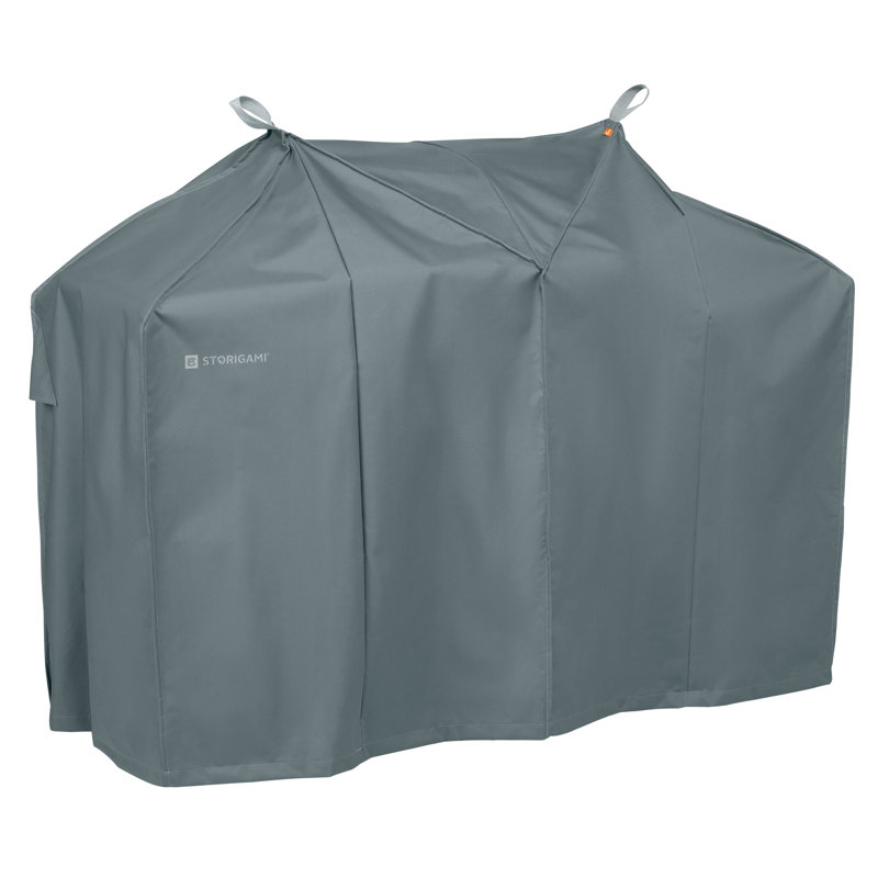 Arlmont & Co. Ayvin Grill Cover, Monument Gray, 49"H x 30"W x 64"D