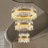 3 - Light Crystal  Dimmable LED Chandelier