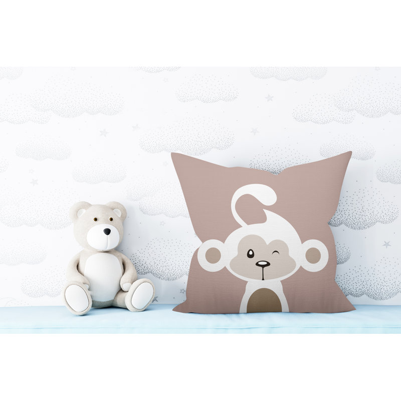 Coussin intérieur Ollie, 19 po x 19 po, Ombre, Carré