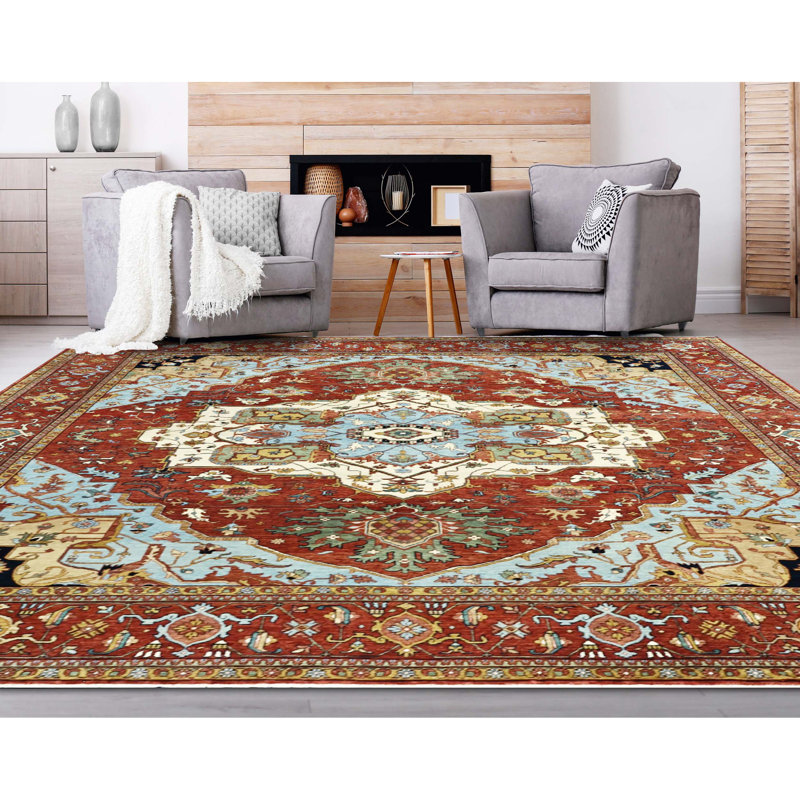 Hand Knotted Wool Oriental Area Rug