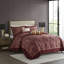 Ensemble de couvre-lit à motif cachemire en jacquard bourgogne - grand, 5 pièces