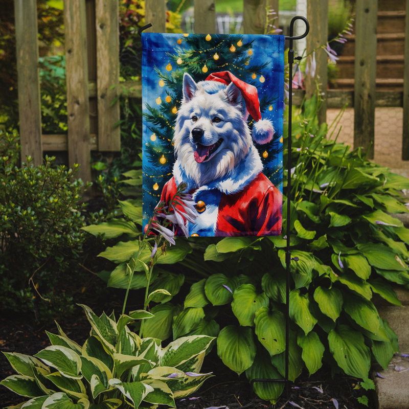 Drapeau de jardin Doberman Pinscher, Samoyède