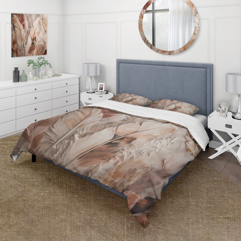 Ensemble de housse de couette en microfibre / polyester, Housse de couette pour très grand lit et 2 très