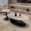 Table ovale moderne et luxueuse-105842876-105842875
