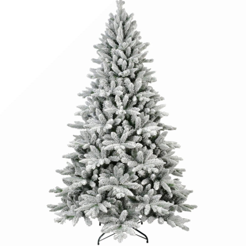 Arbre de Noël floqué PEPVC, 7'