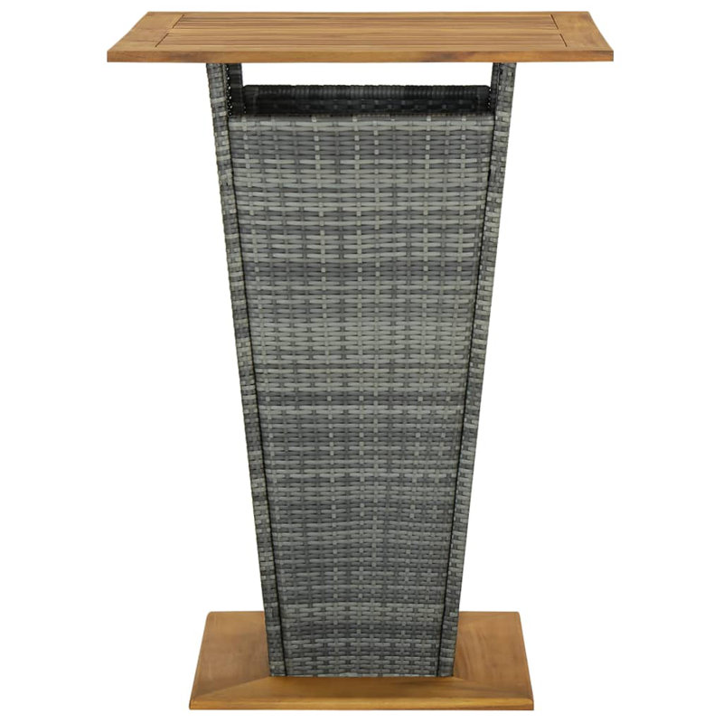 Table de bar Kharim, gris