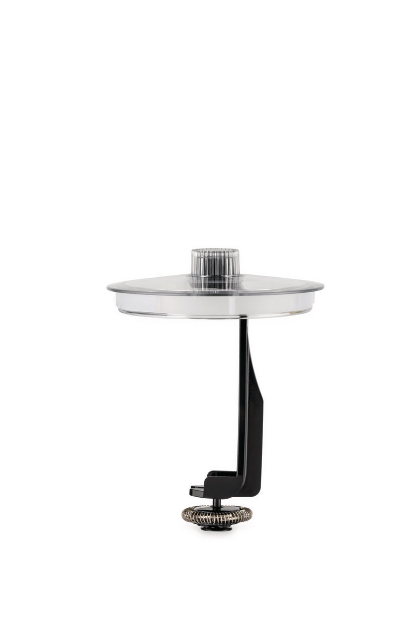 Alessi Plissé Automatic Milk Frother, Black