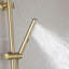 Système de douche thermostatique avec douche à main et robinet mural pour ensemble de garniture de douche à poignée double-131439348