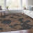 Premium Machine Washable Prisco Chocolate Rug-1598930545
