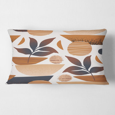 Housse et insert de coussin rectangulaire Tropical Silhouettes and Shapes I