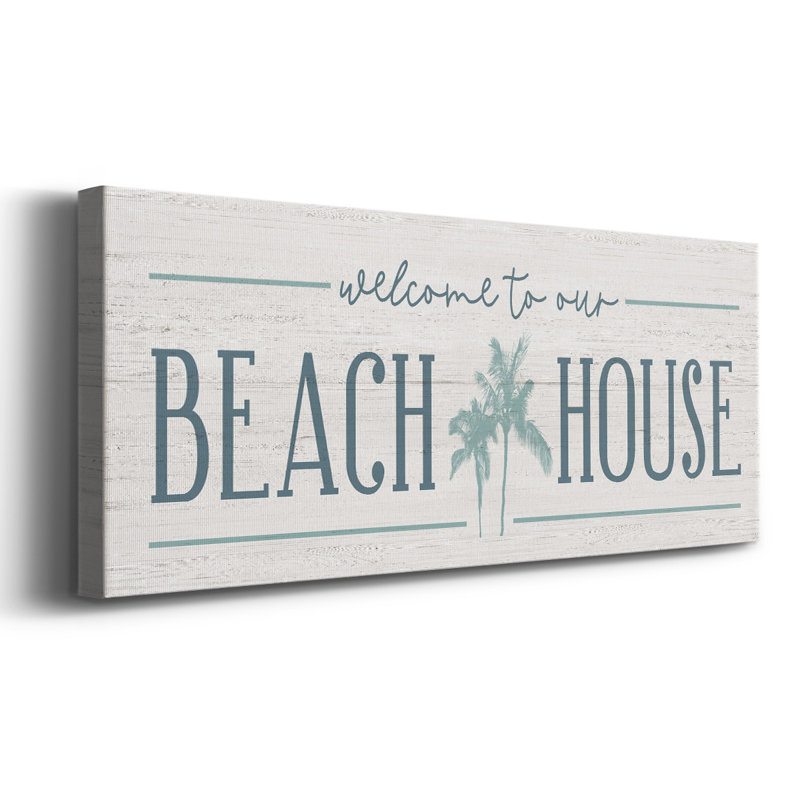 Notre maison de plage, H 8 po x l 20 po x P 1,5 po