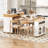 Storage Cabinet with Extendable Dining Table-792823445-792823446