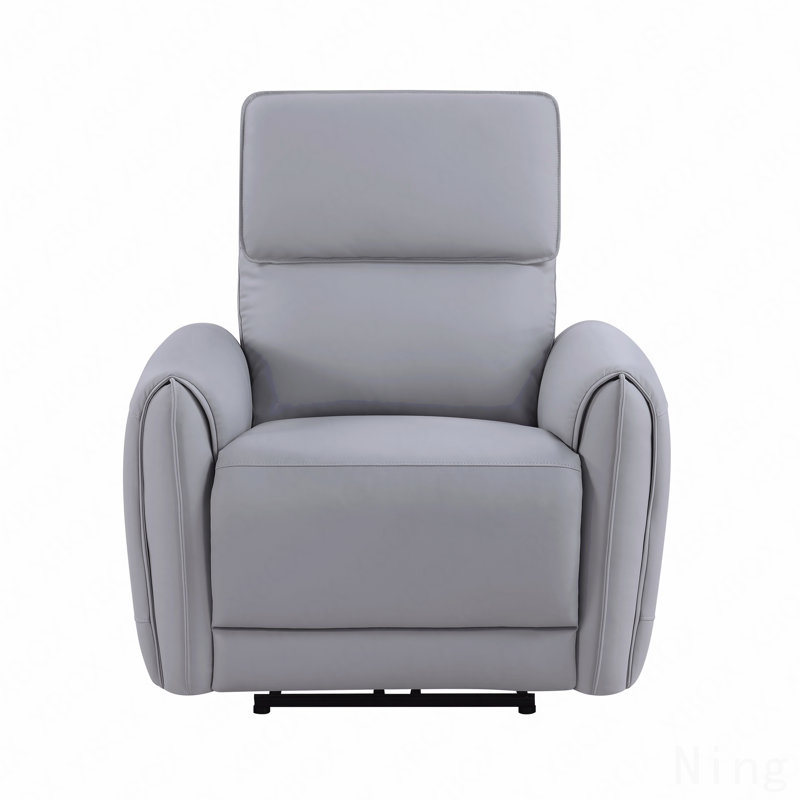 Fauteuil inclinable électrique en cuir synthétique avec port de charge USB