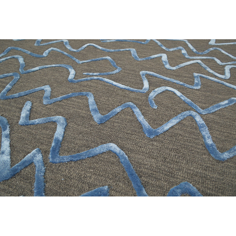 Chevron Hand Woven 153cm X 244cm Area Rug