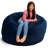 Bean Bag Chair, Oversized Indoor Comfy Lounger, Suede-972704466-972704450