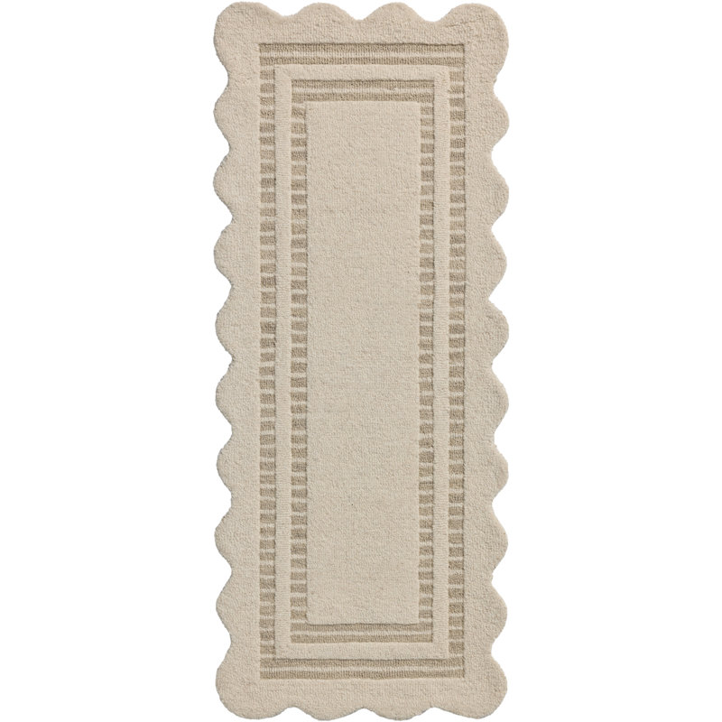 Chris Loves Julia x Loloi Scottie Area Rug, Runner 2' x 5', Ivory/Grey