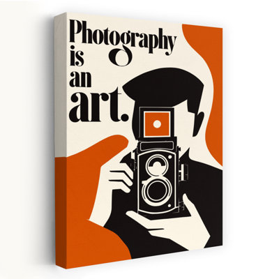 "La photographie est un classique", reproduction d'art rétro