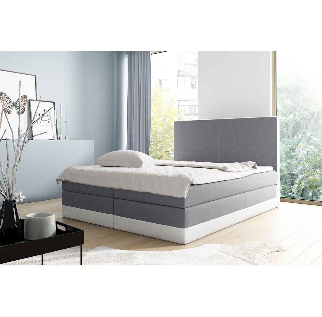 Boxspringbett Armandale mit Topper und Bettkasten