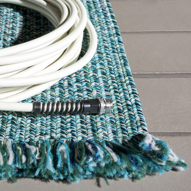 Braided 301 Hand Woven Machine Washable No Pattern Rug, Rectangle 6' x 9'