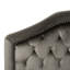 Tête de lit tapissier en velours gris pour lit grand et grand lit, tête de lit moderne chic et cloutée à boutons-807457010-807457011