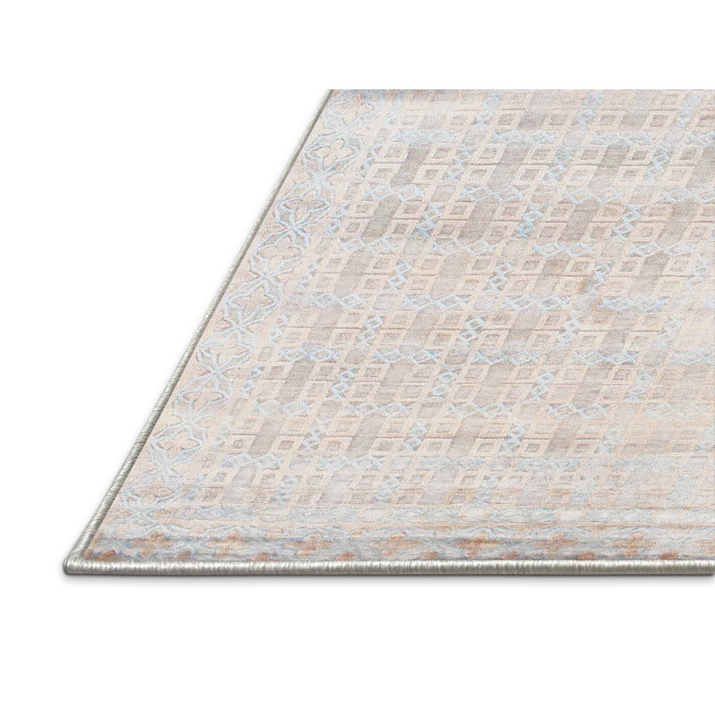 Surface beige contemporaine tapis, Rectangle 5 pi x 7 pi