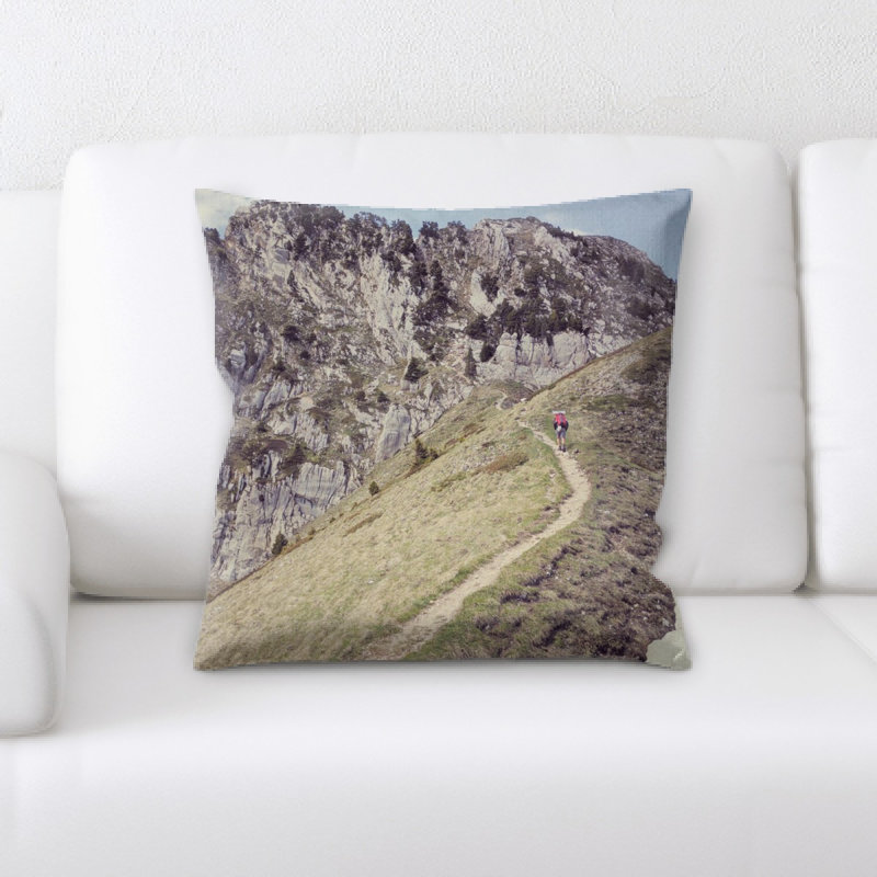 Microsuede Reversible Throw Pillow