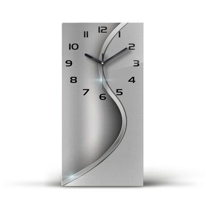 Jacqeline Glass Wall Clock