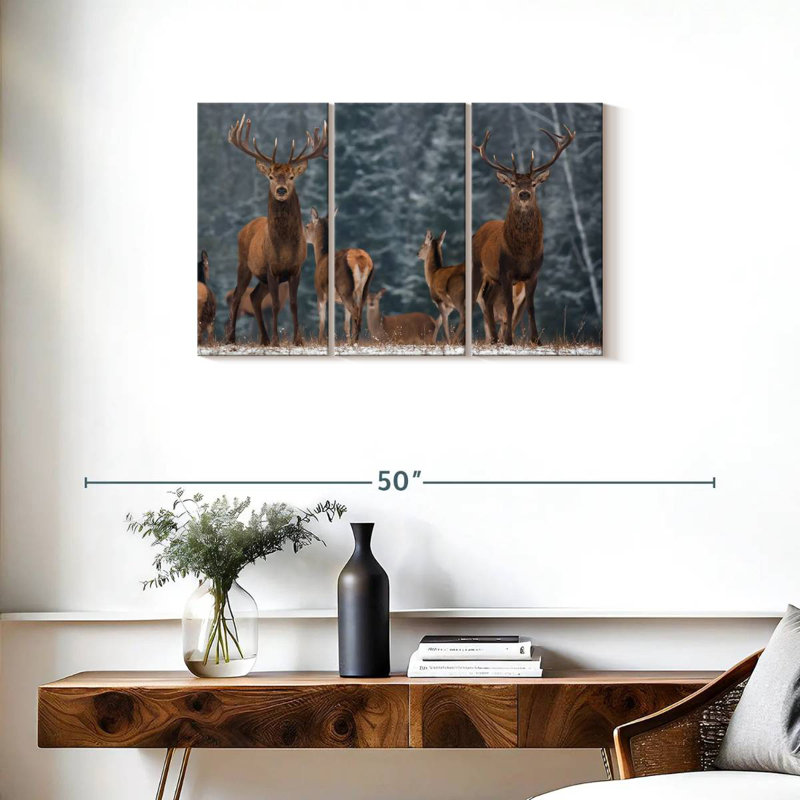 Deer Season, 20" H x 33" W