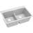Quartz Classic 33" x 22" x 10" Double Basin Drop-In Kitchen Sink-17883132