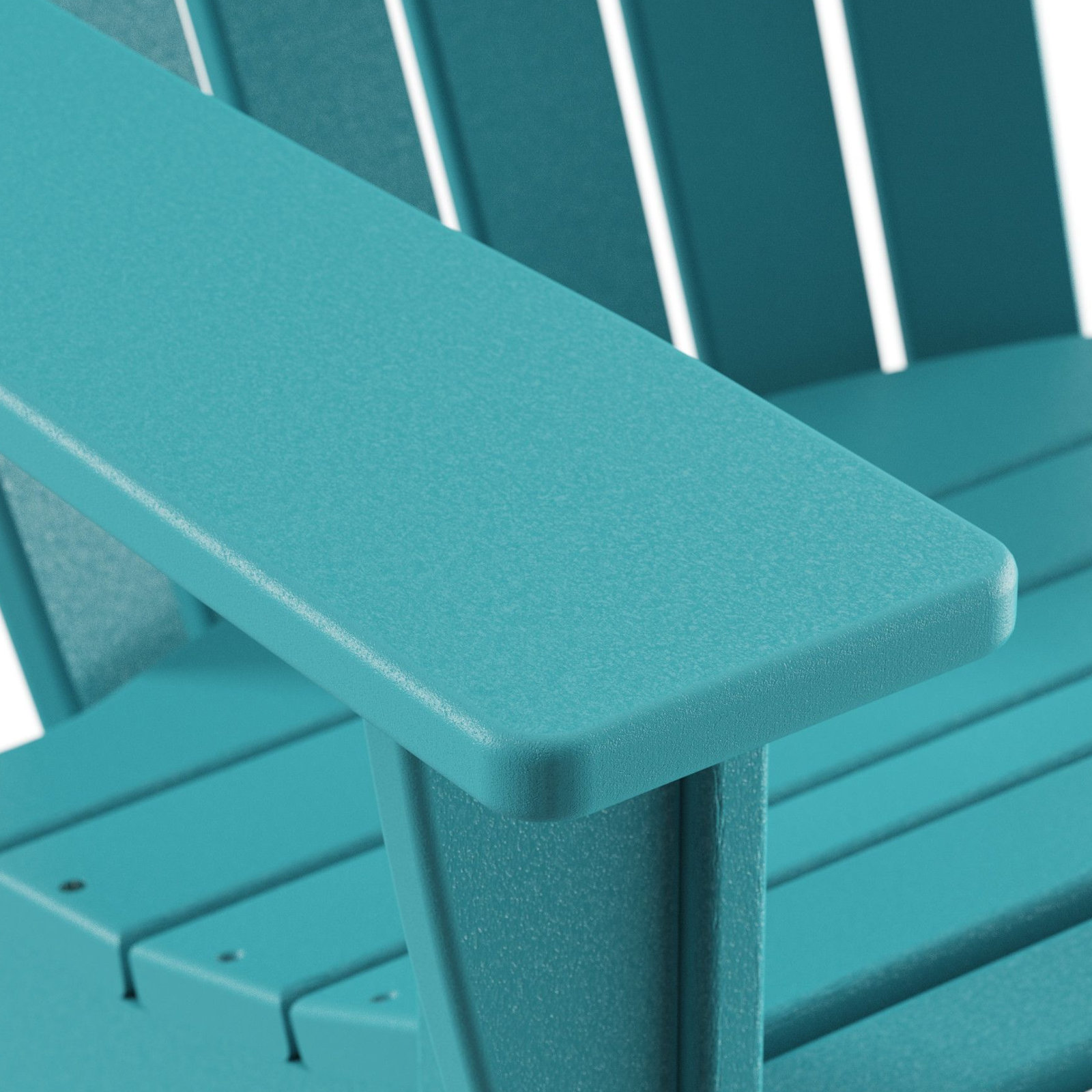 POLYWOOD® Nautical Curveback Adirondack Chair, Aruba