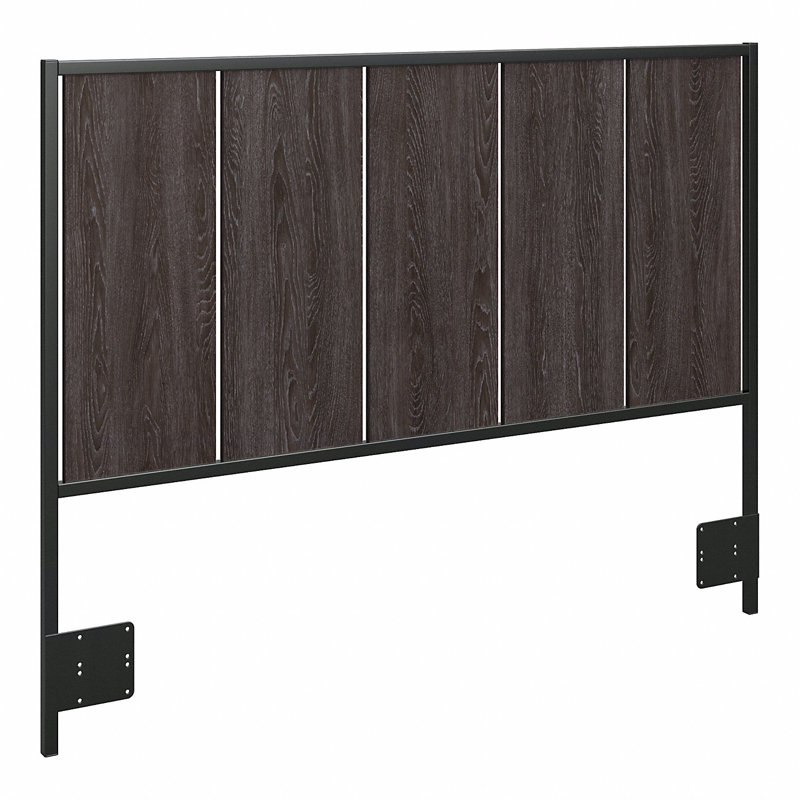 Spero Full Slat Headboard, Charcoal Gray